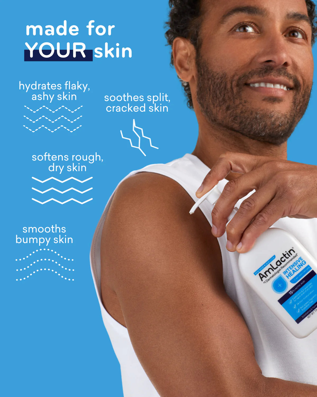 Amlactin Lactic Intensive Healing (225G)