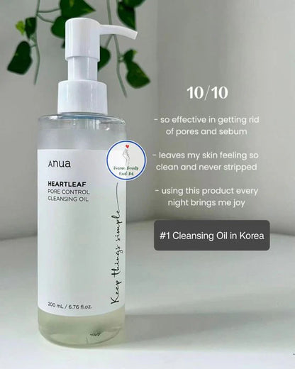 Anua Heartleaf Pore Control Cleansing Oil 200ml