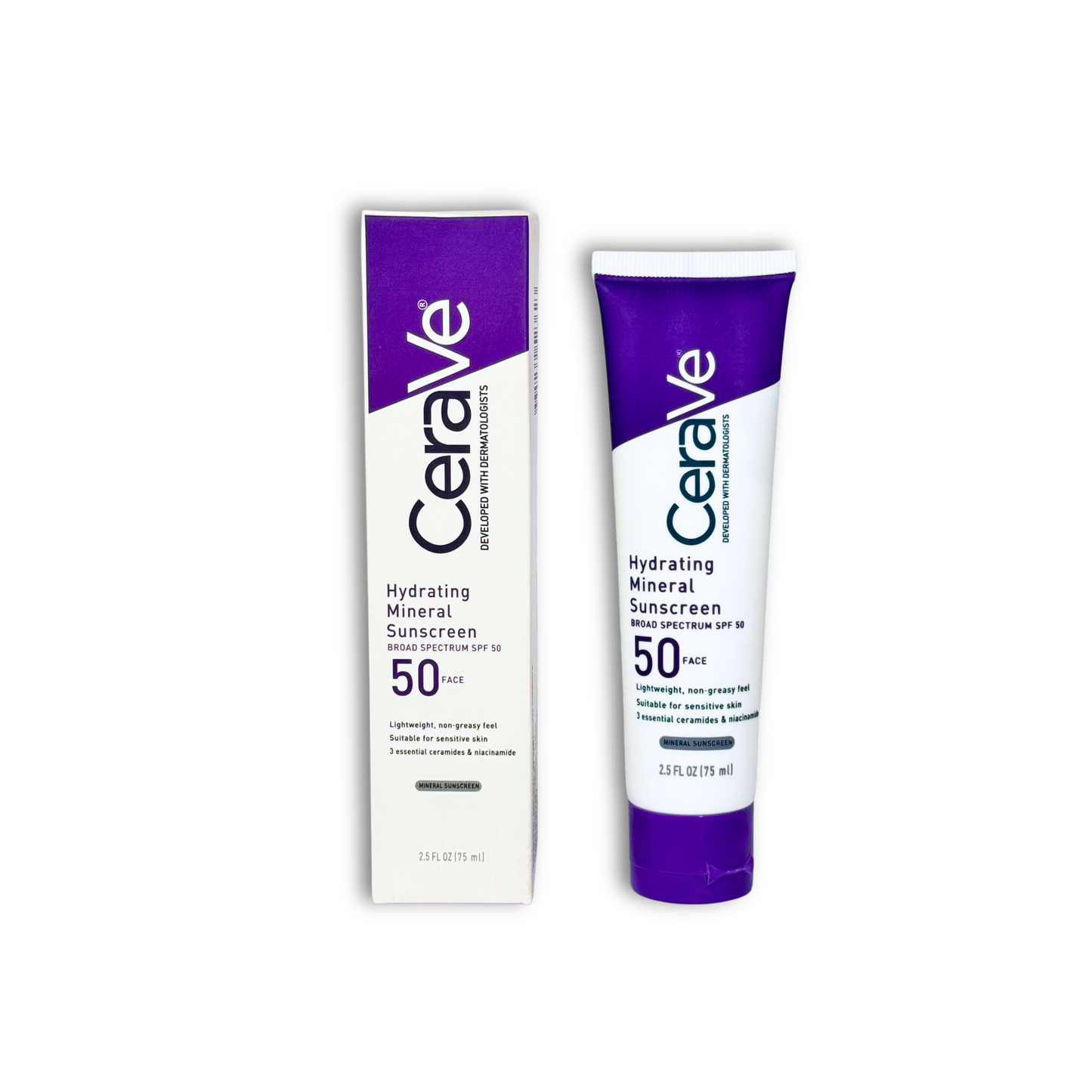 CeraVe Hydrating Mineral Sunscreen SPF 50