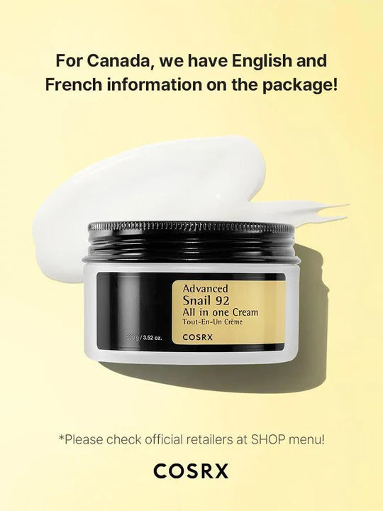COSRX Advanced Snail 92 All-in-One Cream