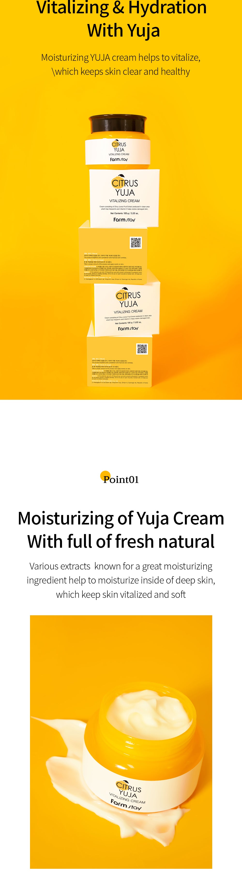 Farm Stay Citrus Yuja Vitalizing Cream